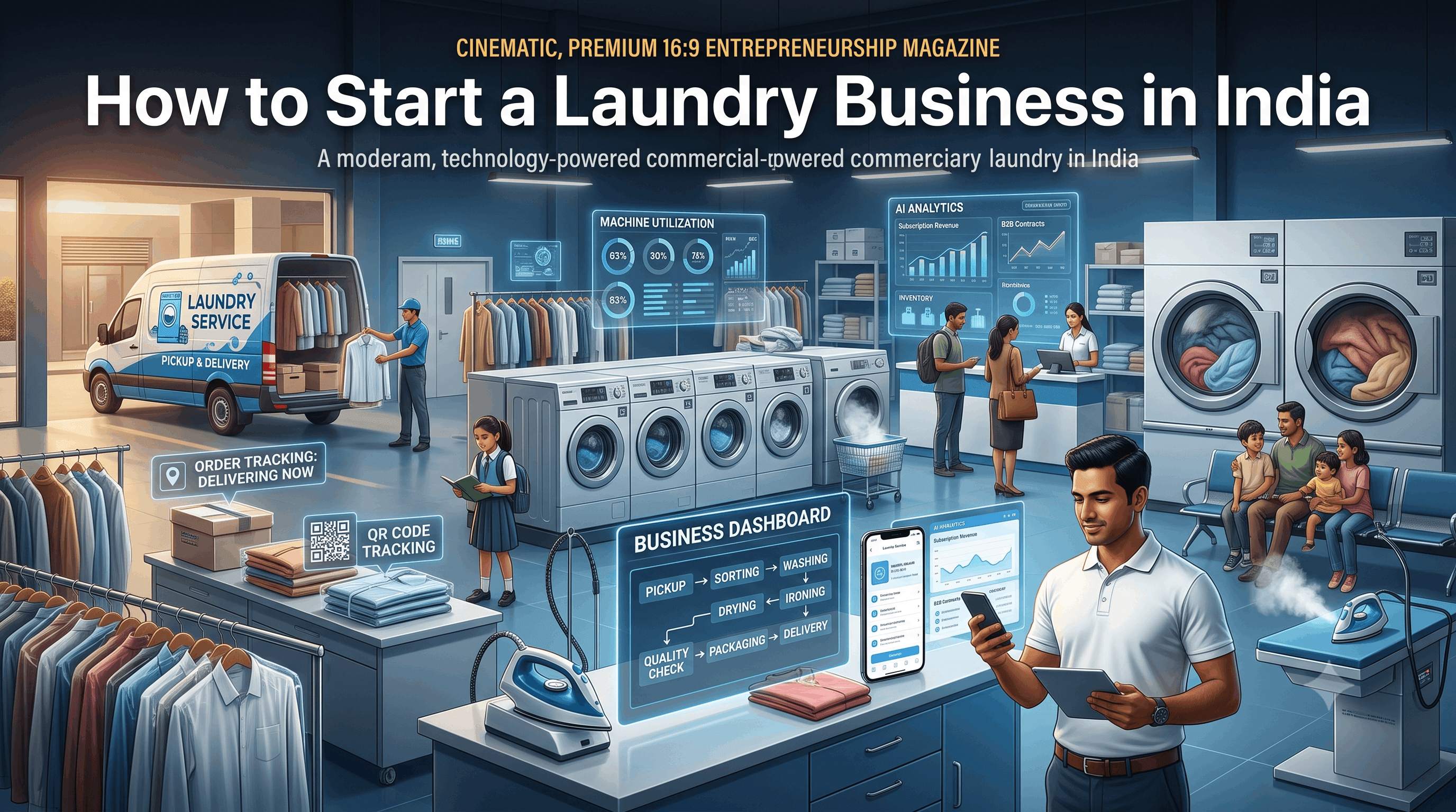 Start a Laundry Business in India