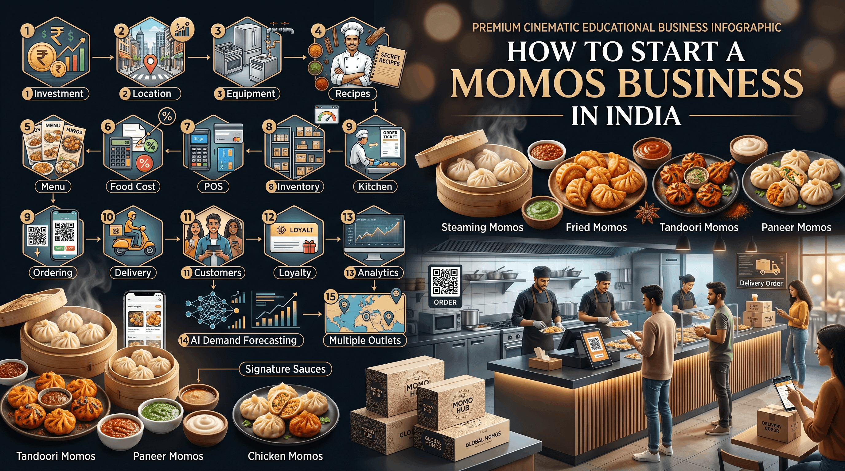 Start a Momos Business in India