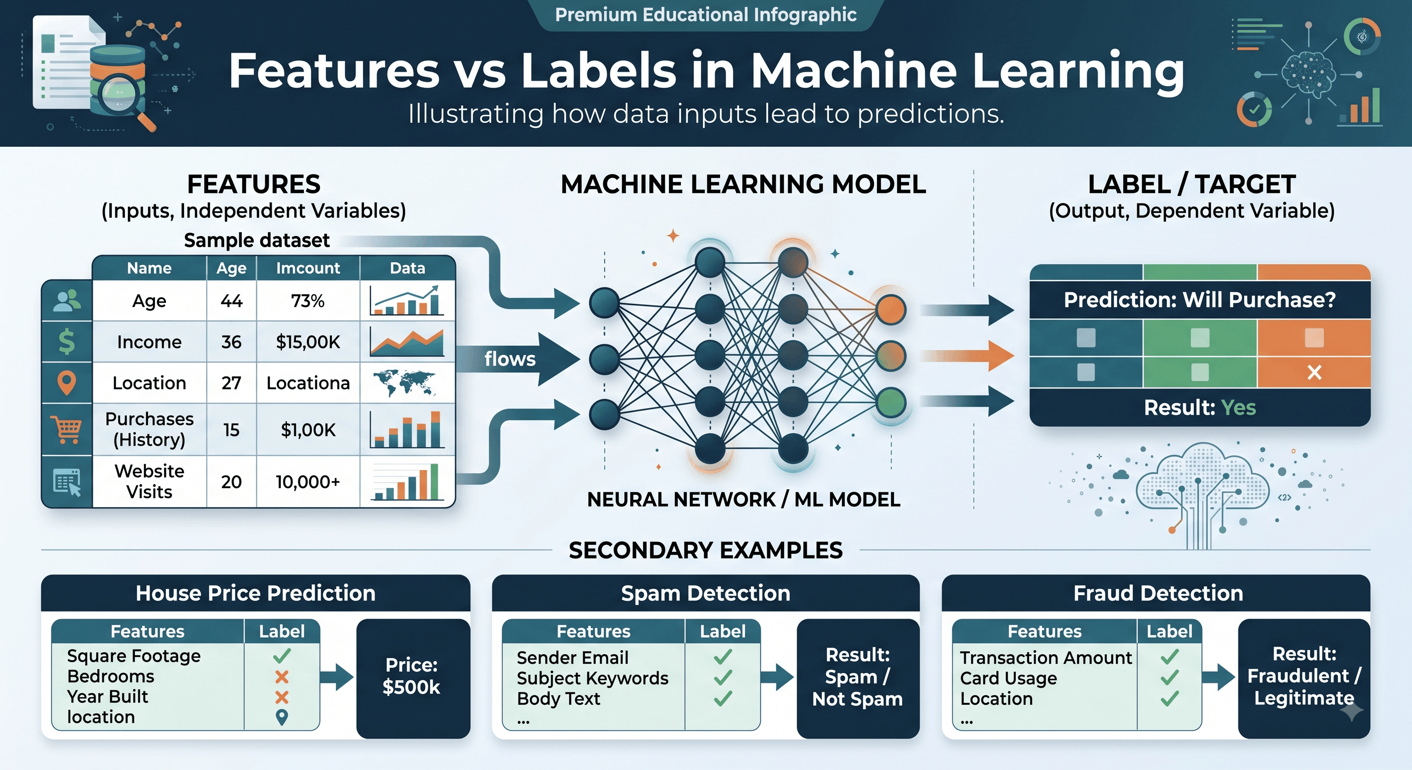 What Are Features and Labels in Machine Learning? A Complete Guide