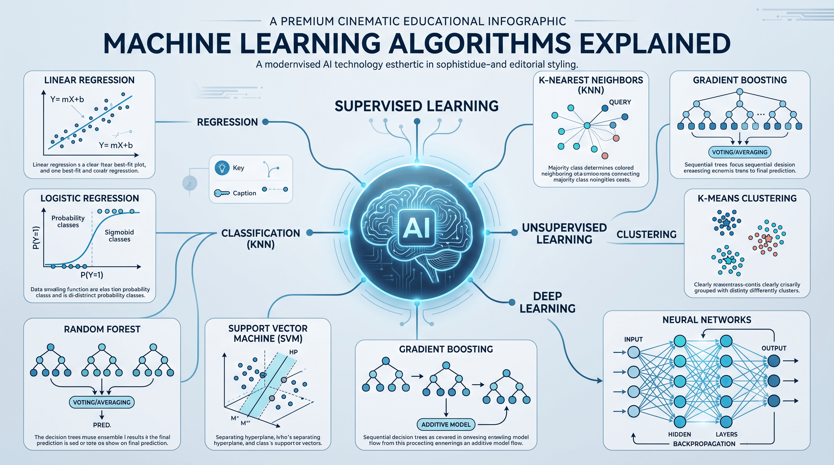 Machine Learning Algorithms Explained: From Linear Regression to Random Forests