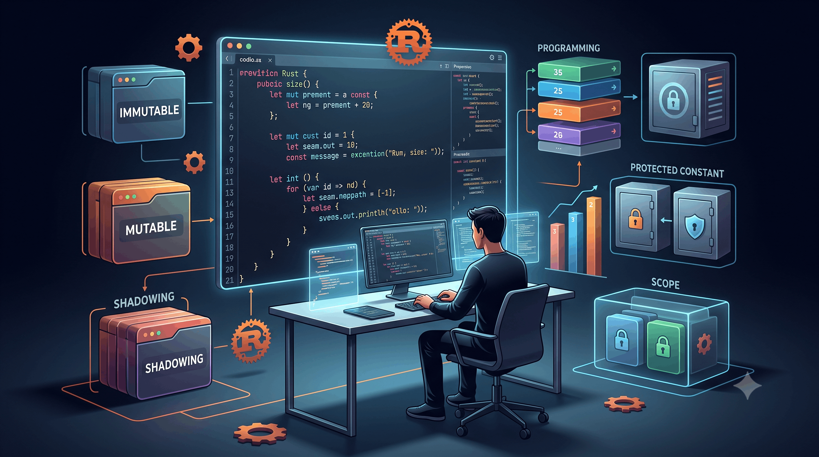 Rust Variables, Mutability and Constants: A Complete Beginner's Guide