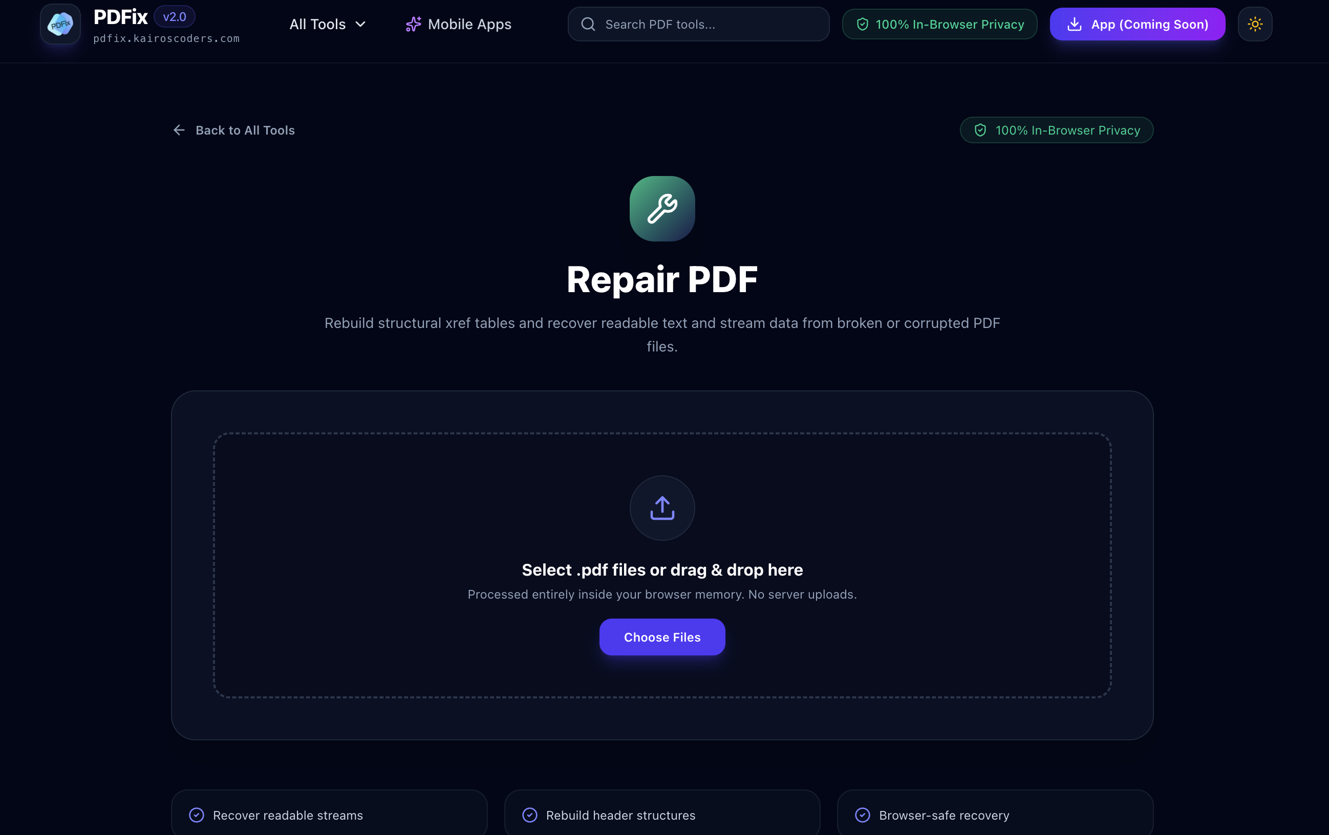 Repair PDF Online: Recover Data From Broken or Corrupted PDF Files