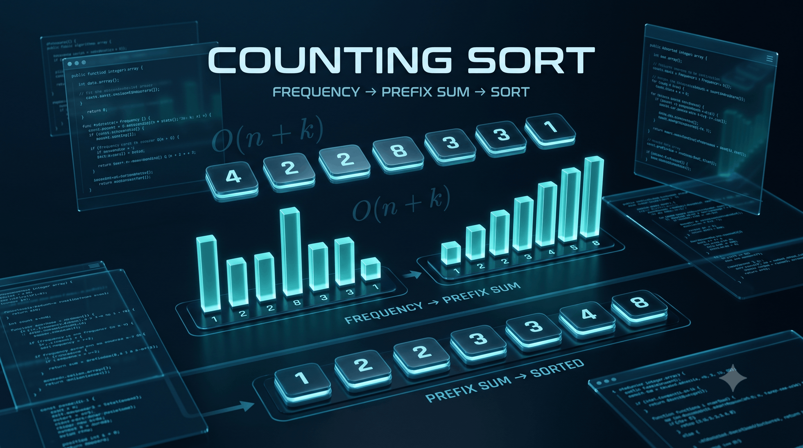 Counting Sort Explained: Frequency Arrays, Prefix Sums & When It Beats Quick Sort
