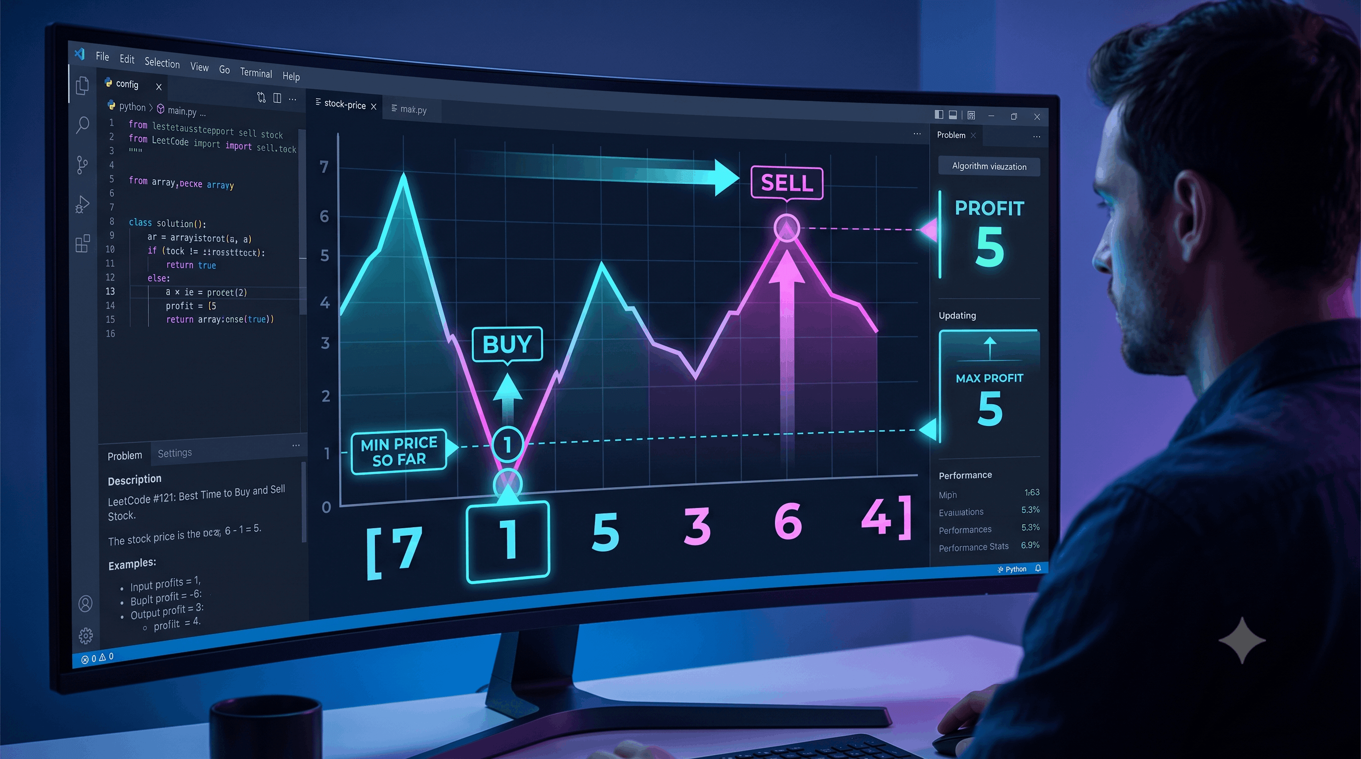 Best Time to Buy and Sell Stock — Master the One-Pass Array Pattern