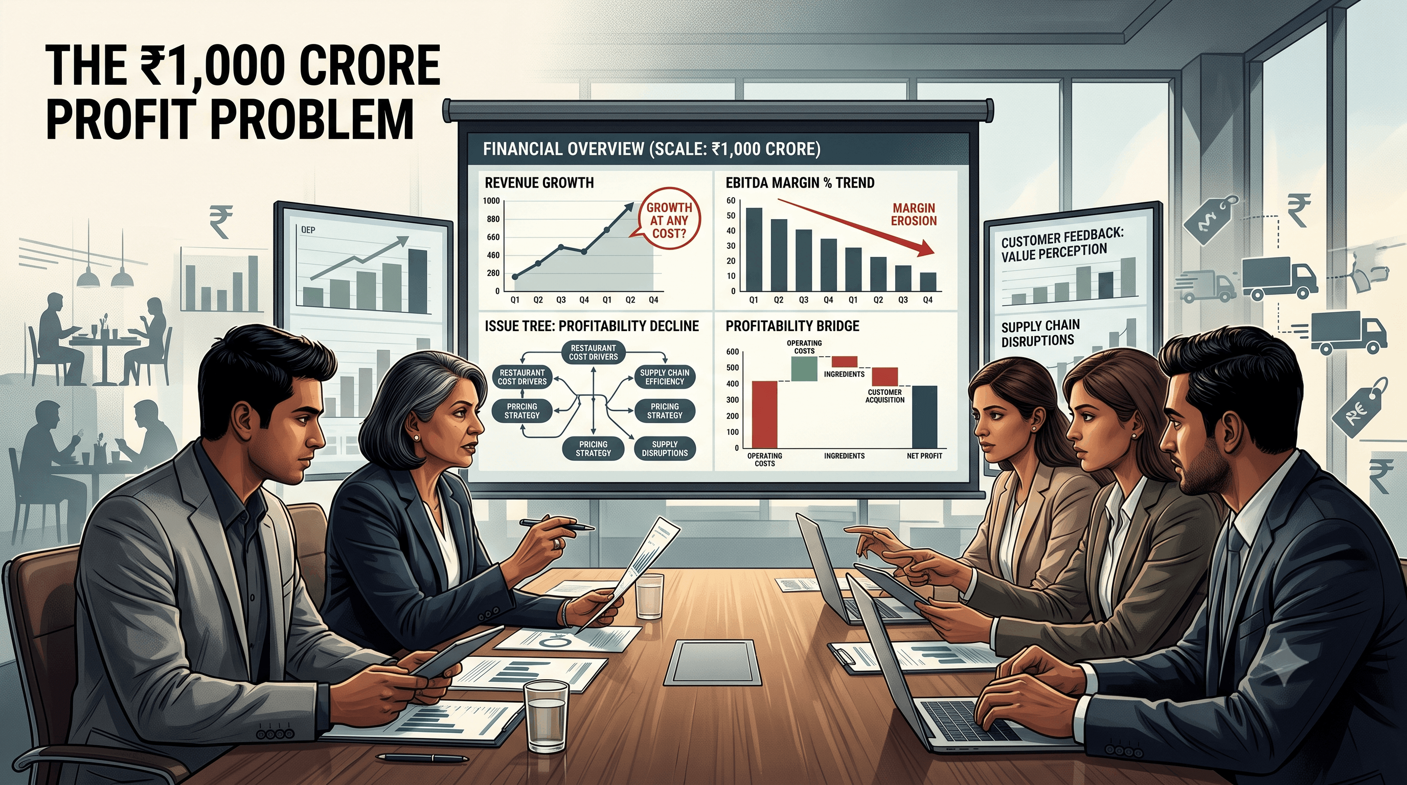 The ₹1,000 Crore Profit Problem: How Would a Top Consulting Firm Save a Failing Business?