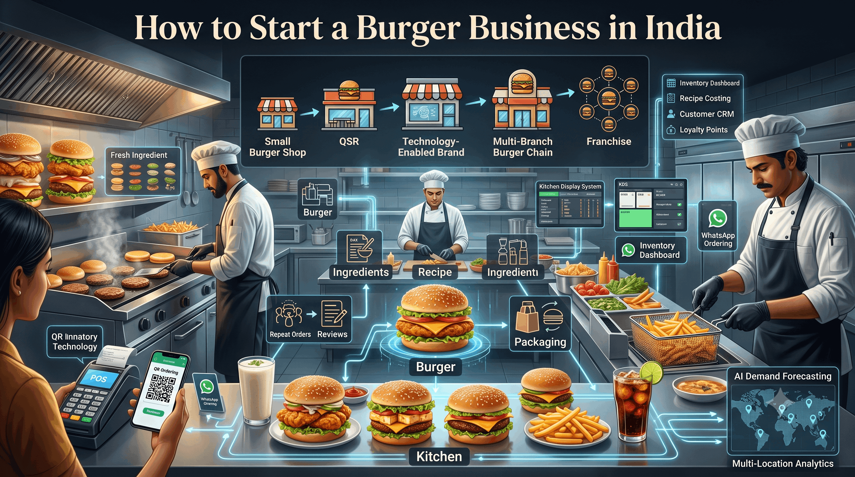 Start a Burger Business in India